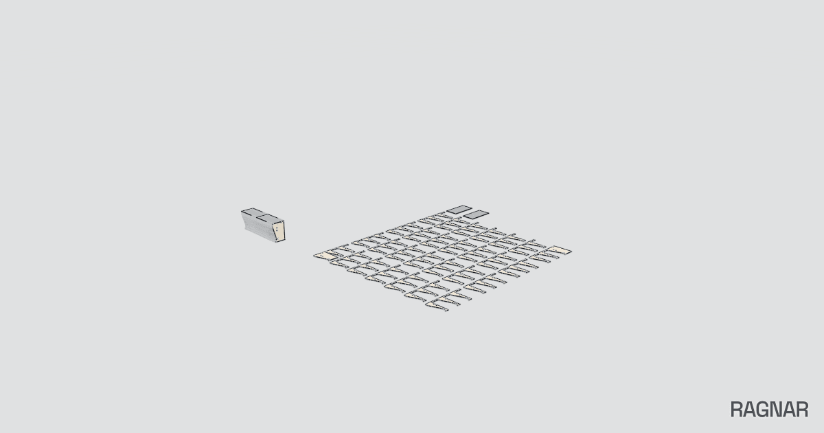 Wavy Ribbed Desk