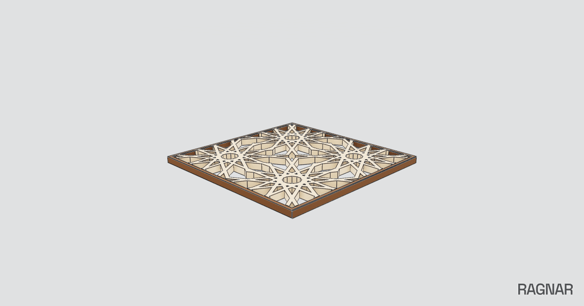 Geometric Lattice Panel