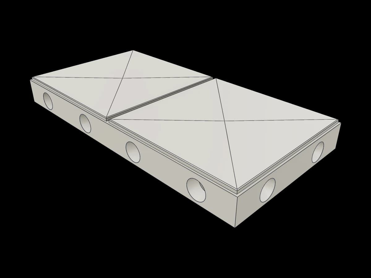 Square Tabletop Floor Tile