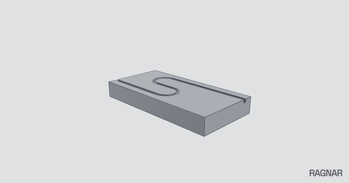 S-Channel Fluidic Plate