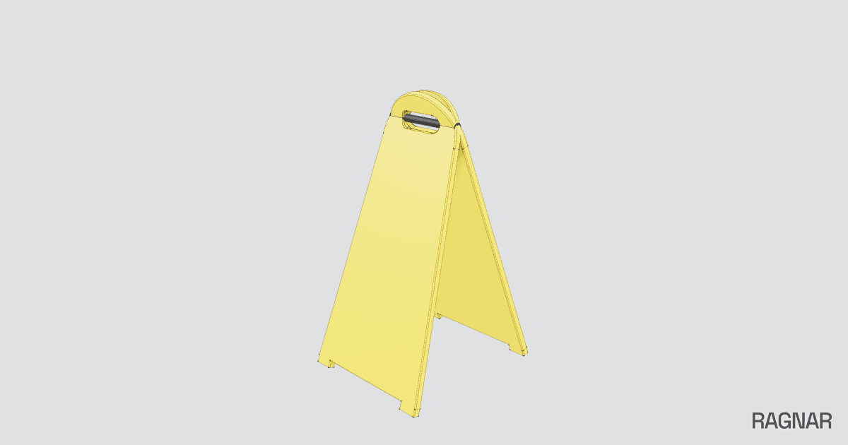 Blank Floor Sign