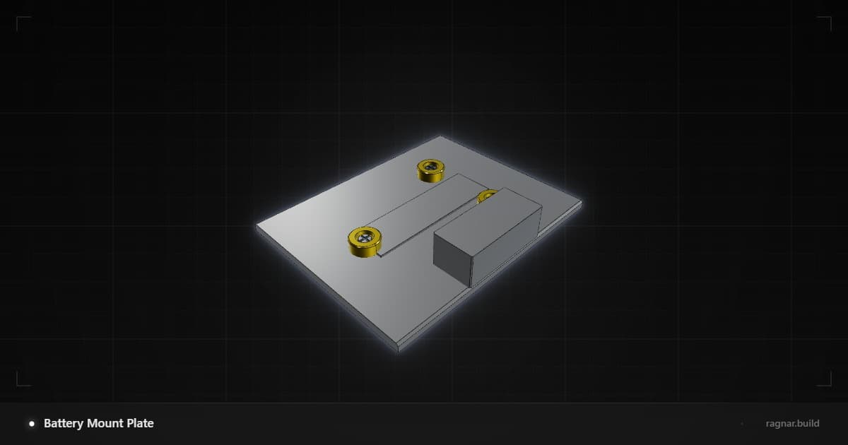 Battery Mount Plate