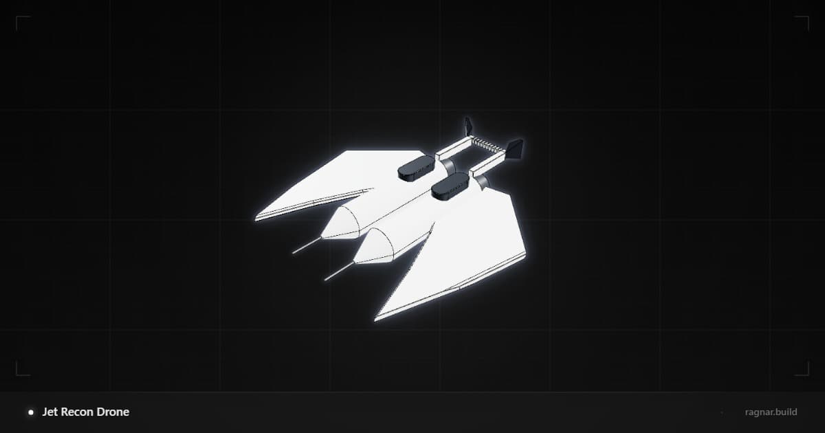 Twin-Engine Jet Drone
