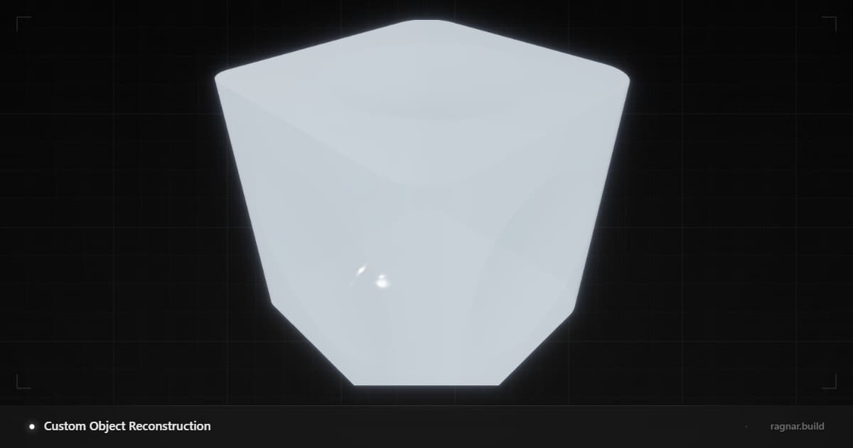 Custom Object Reconstruction