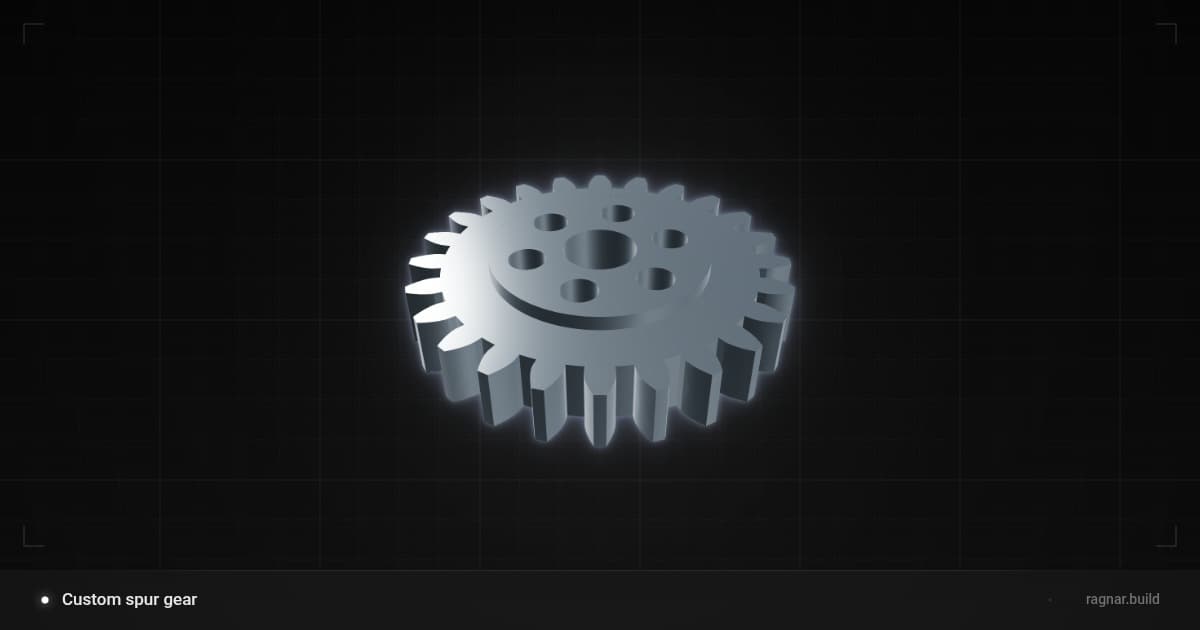Custom spur gear