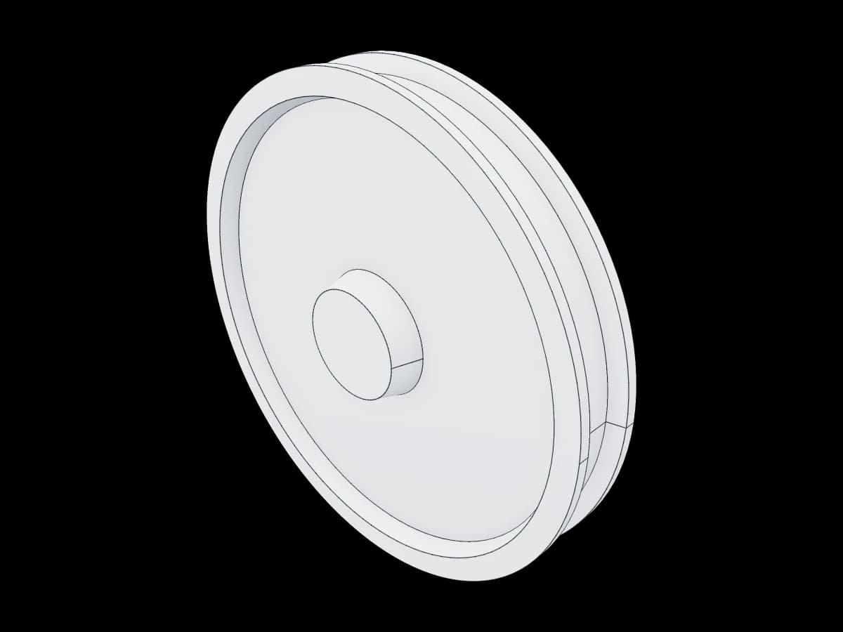 Grooved Machined Pulley