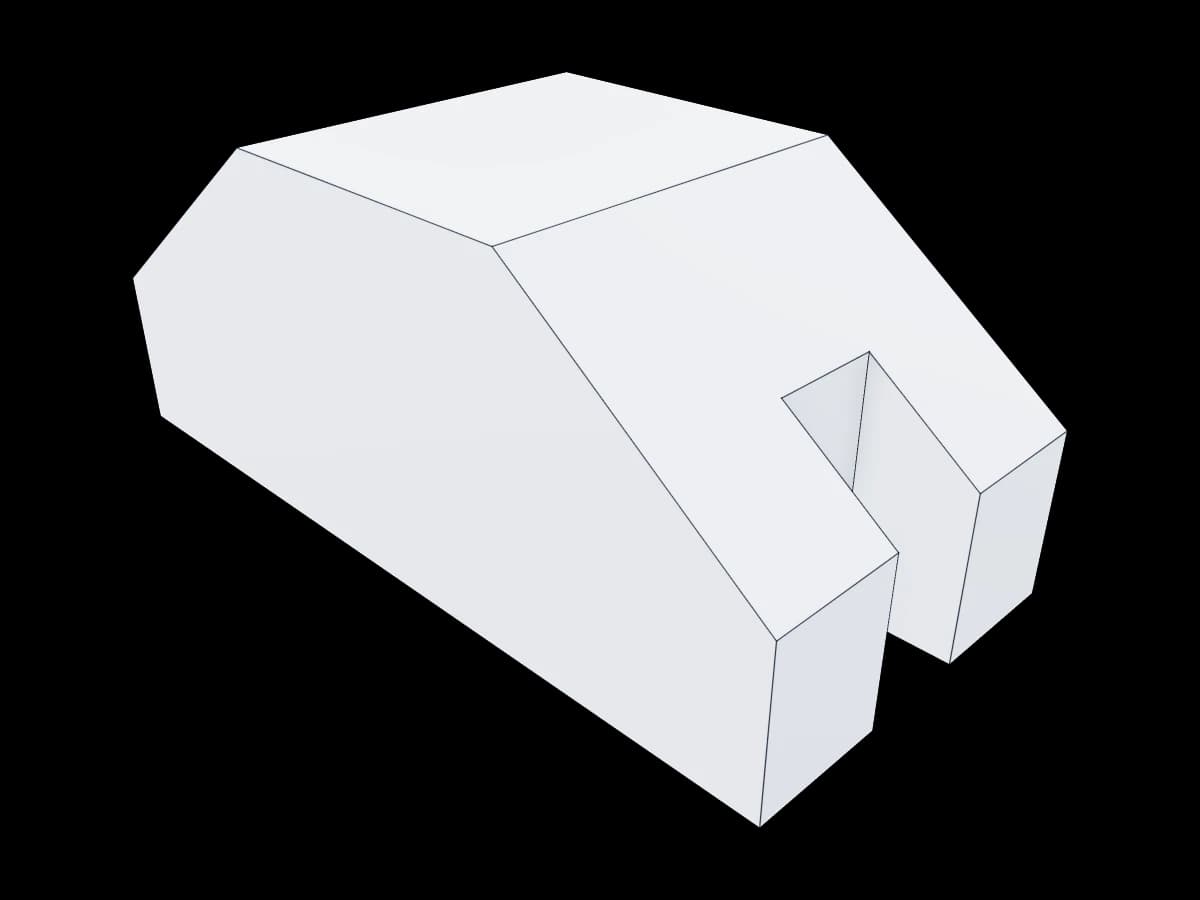 Notched Sloping Drafting Block