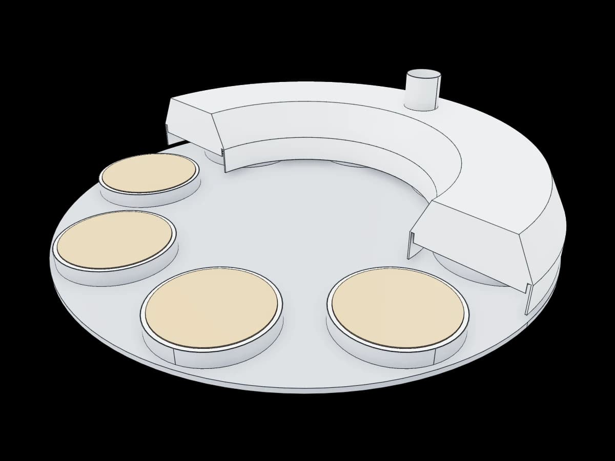 Continuous Injera Baking Machine