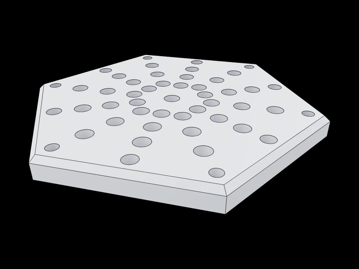 Hexagonal Perforated Plate