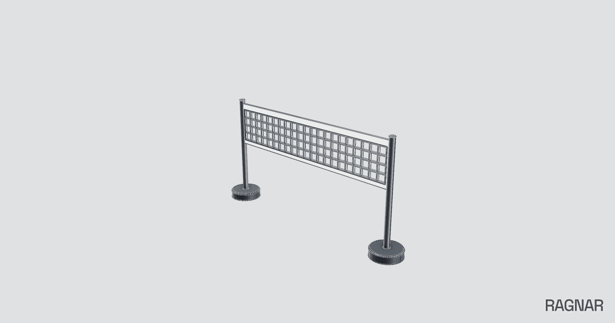 Minifigure volleyball net