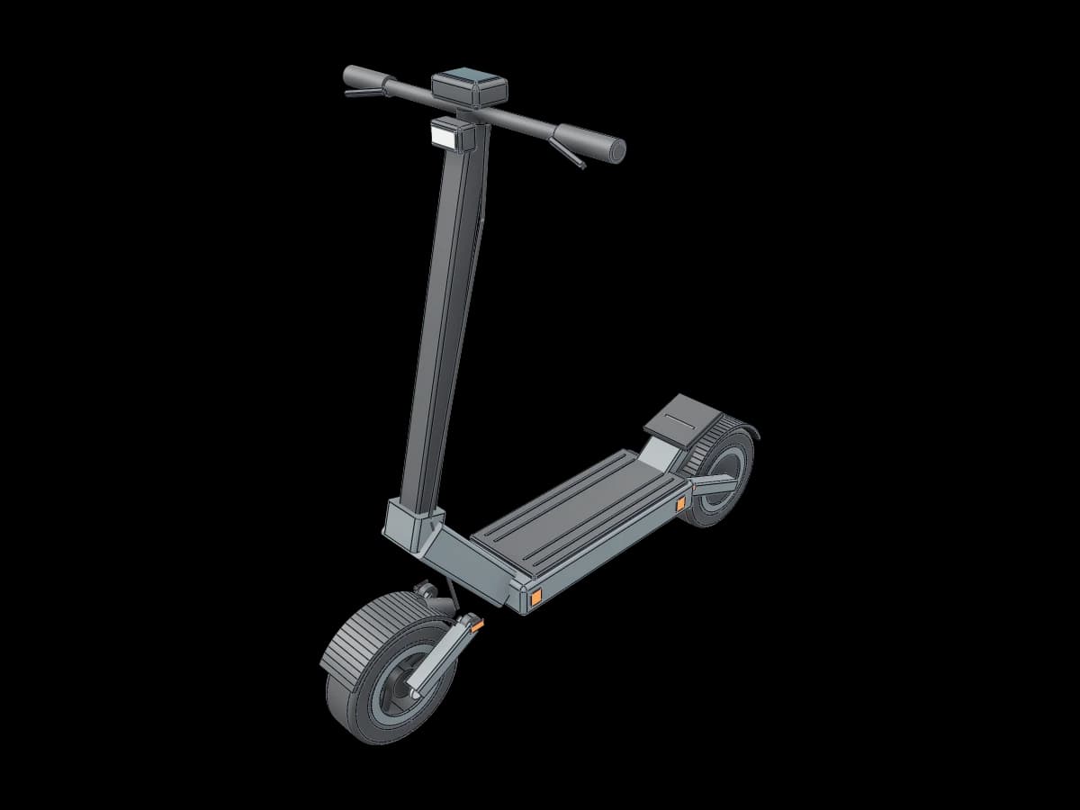 Electric scooter model