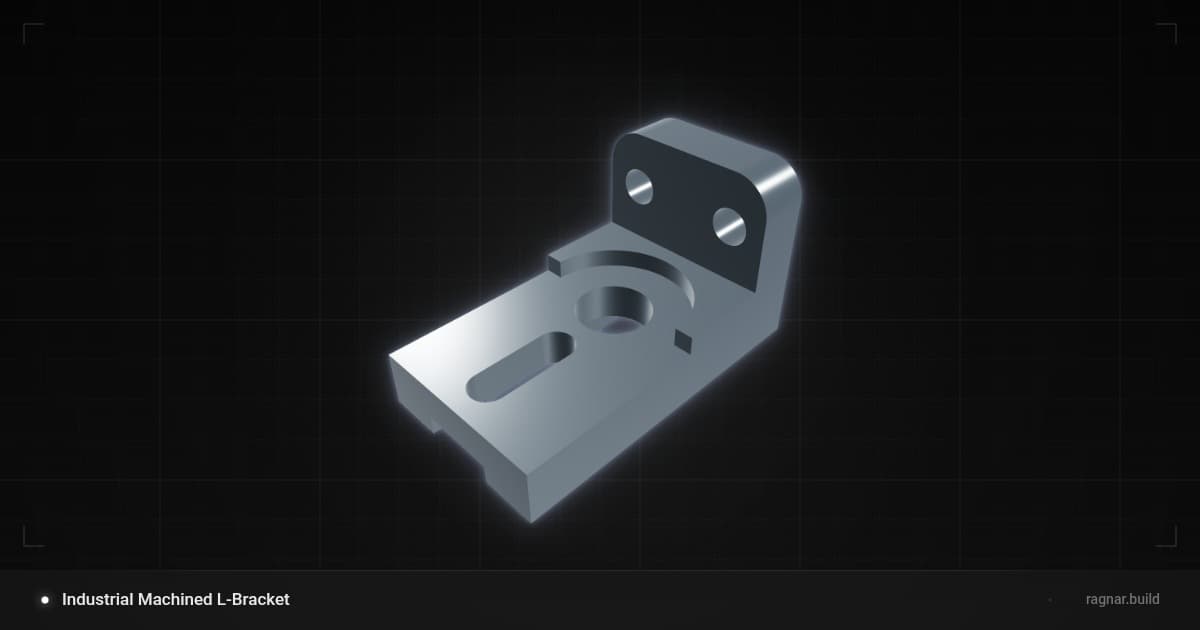 Industrial Machined L-Bracket