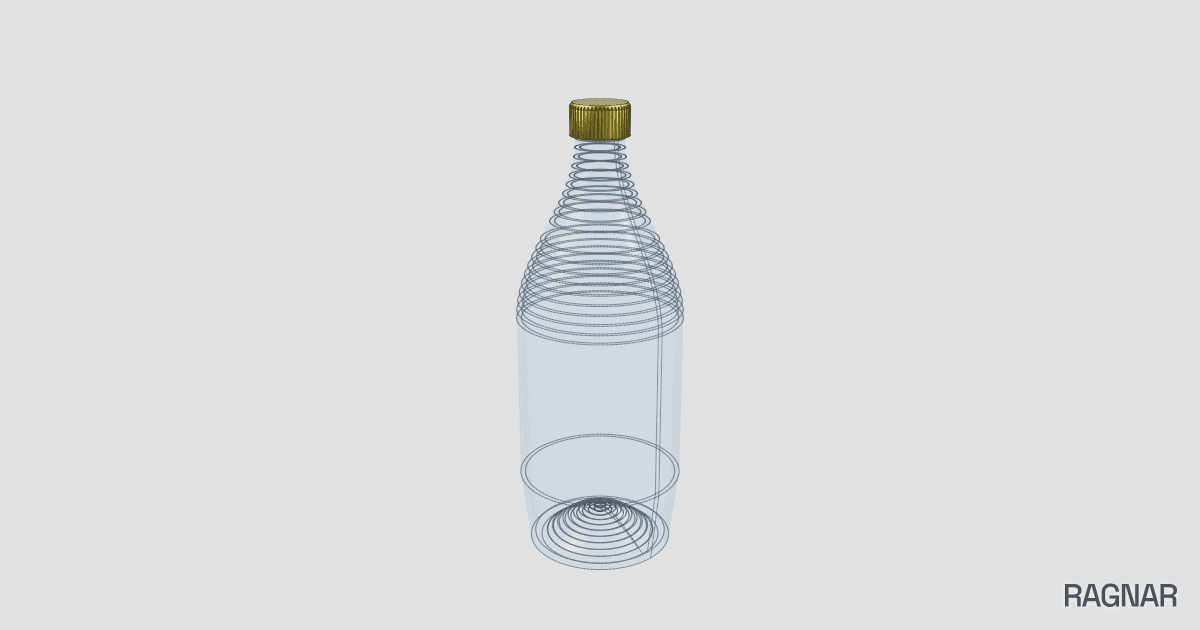 Champagne bottle prop