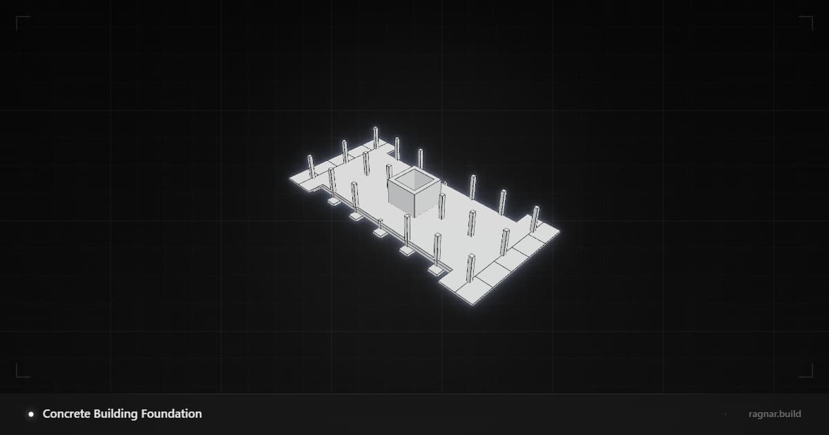 Concrete Building Foundation