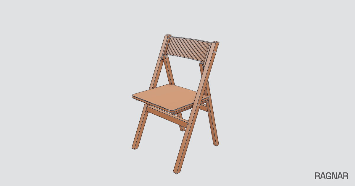 Folding Wooden Chair