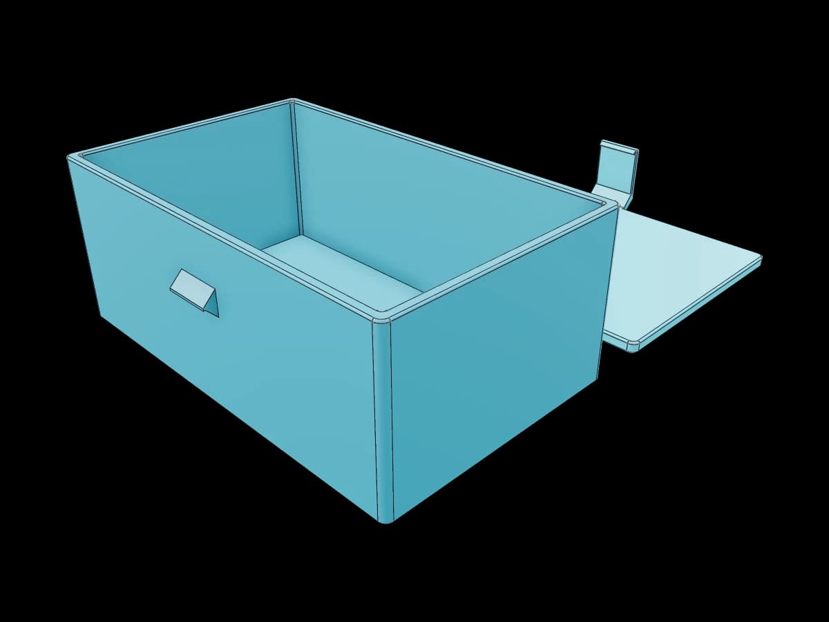 Hinged Rectangular Storage Box | Ragnar Gallery