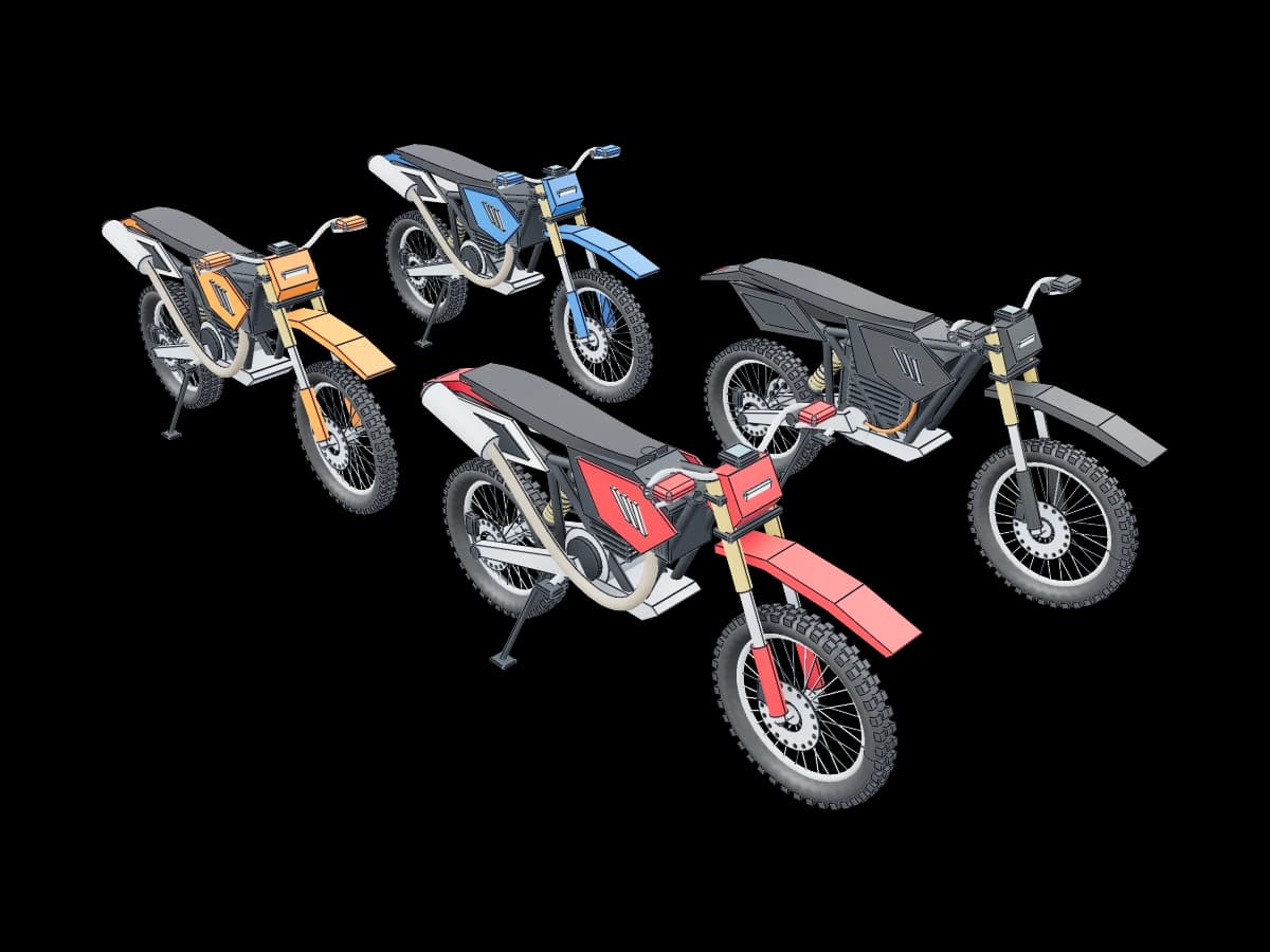 Detailed Enduro Motorcycles