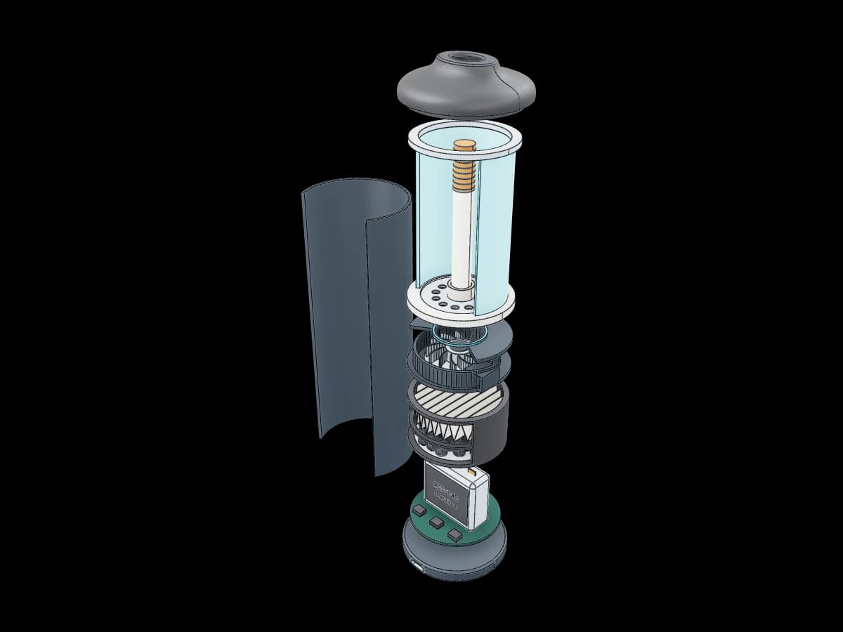 Pocket smoke purifier