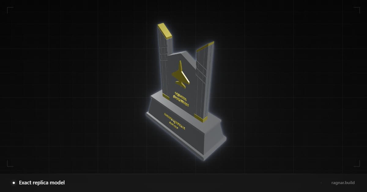 Exact replica model