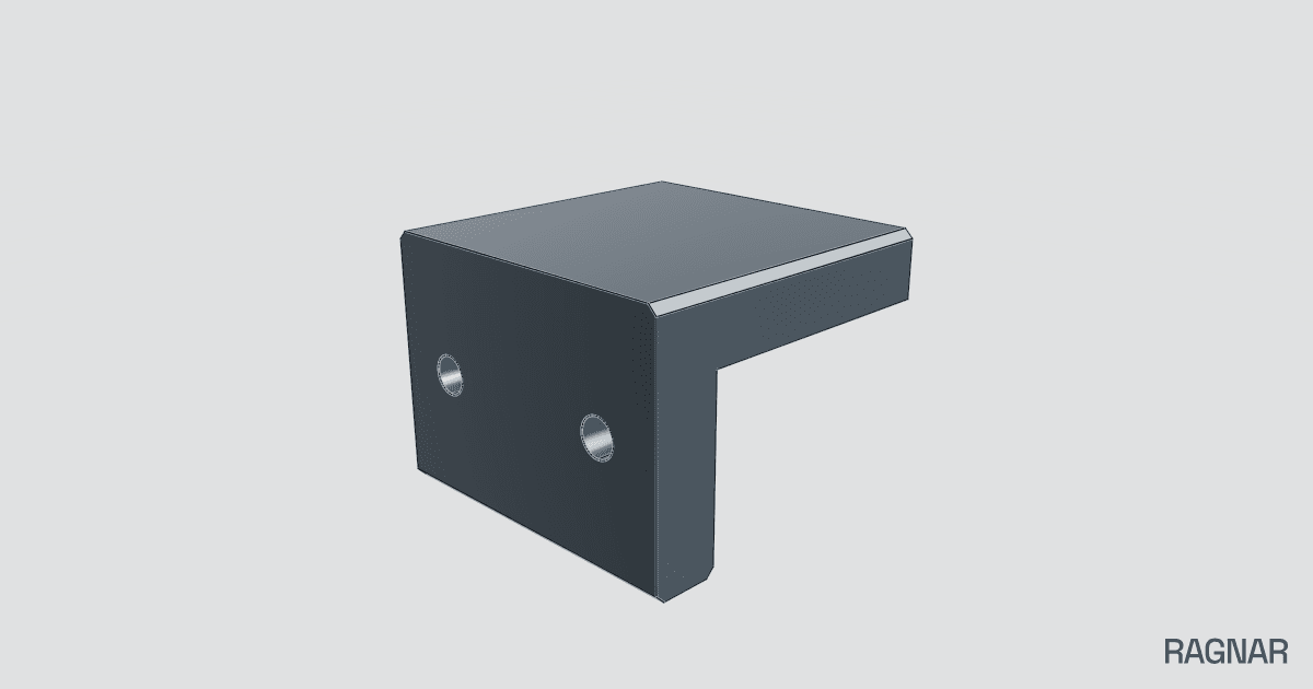Compact shelf bracket