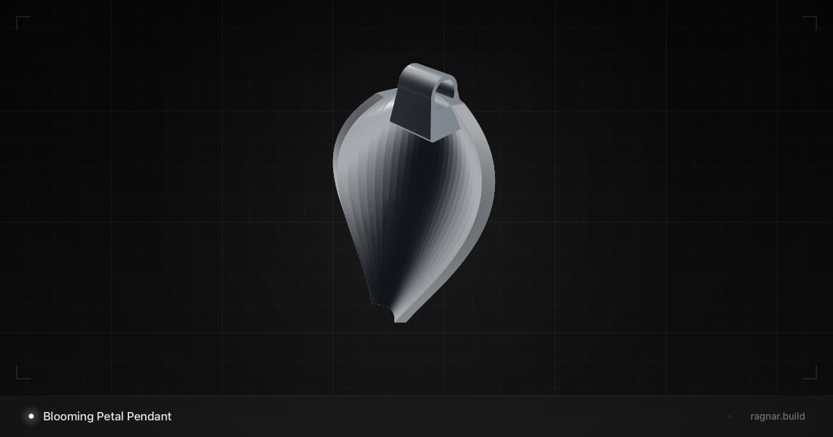 Blooming Petal Pendant