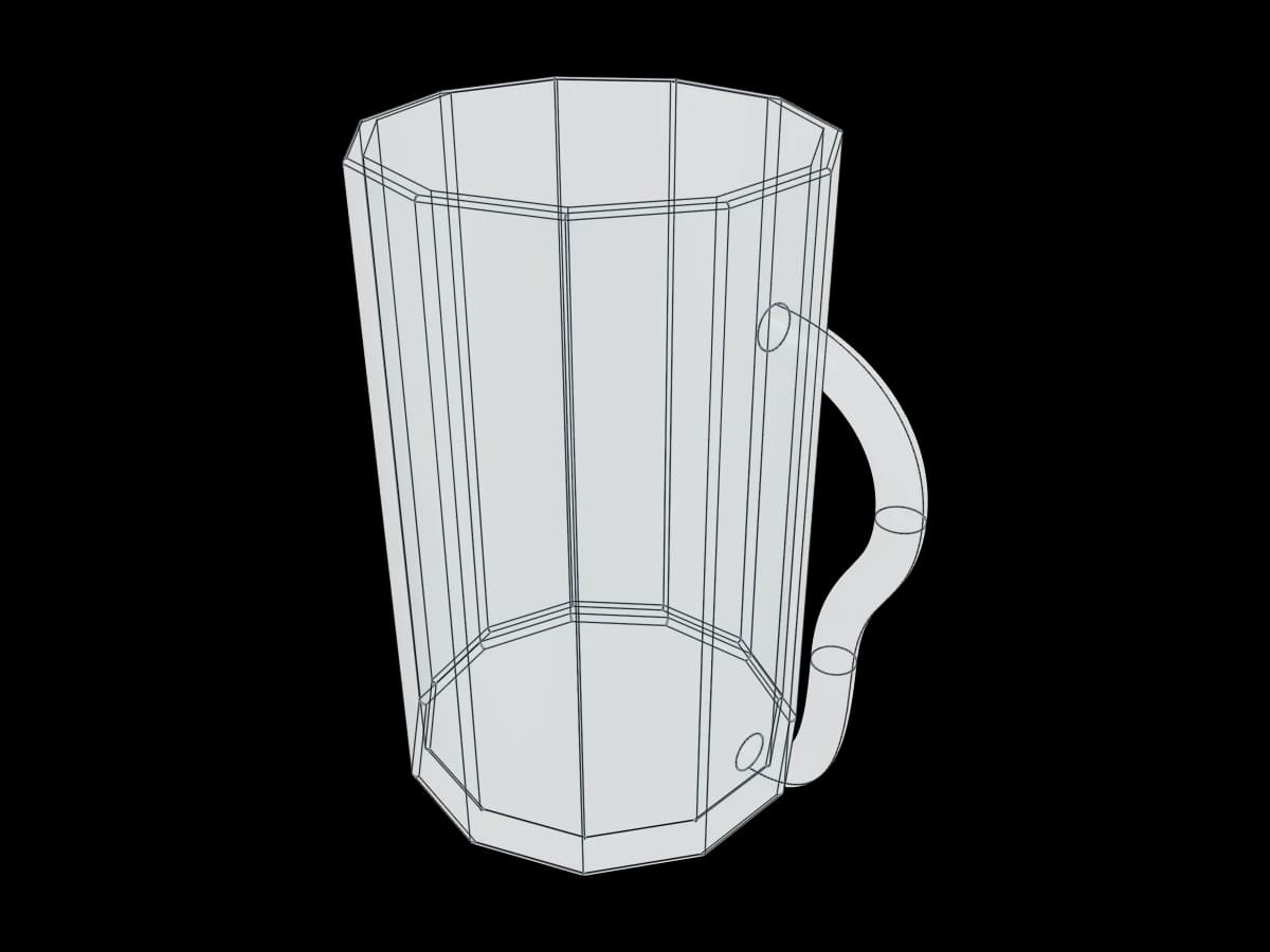 Tarro Cristal Endecagonal
