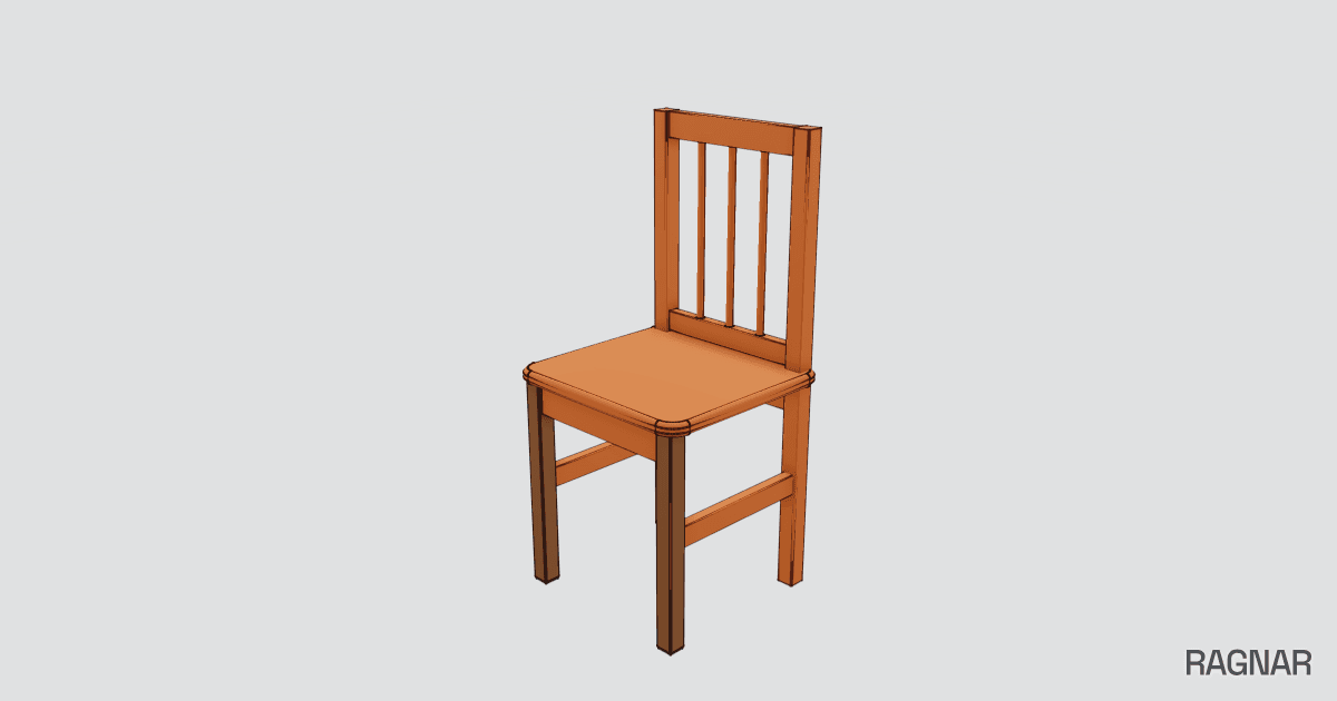 Wooden chair