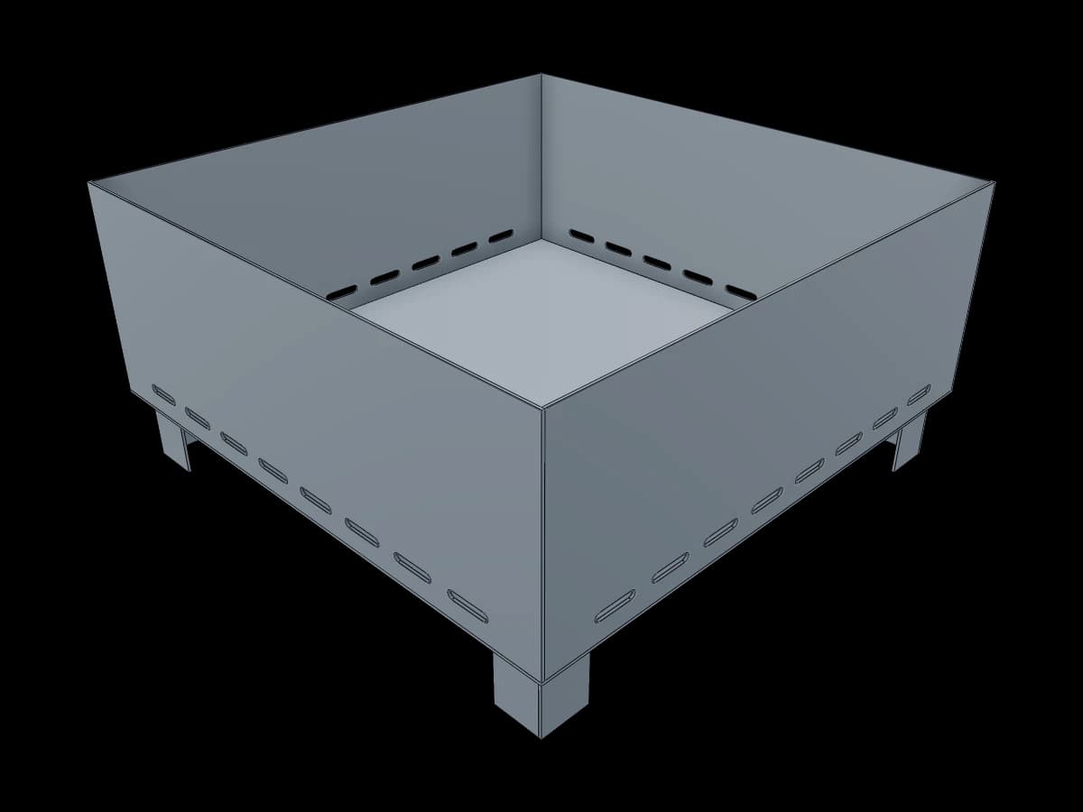 Sheet Metal Firebox