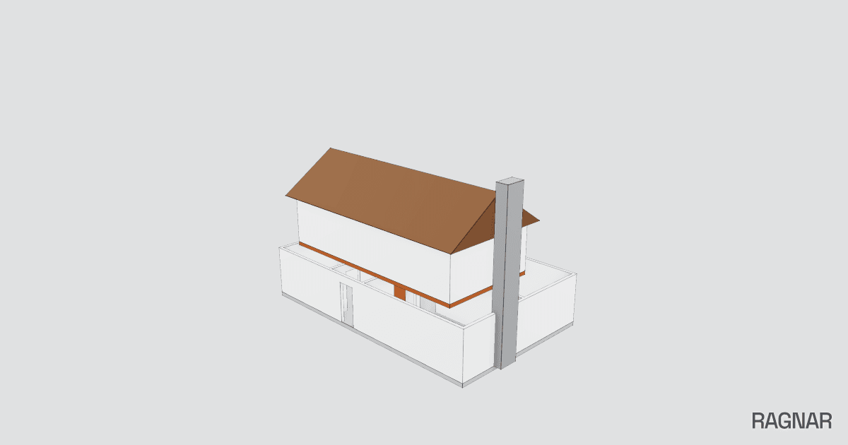 Two-Story House Shell