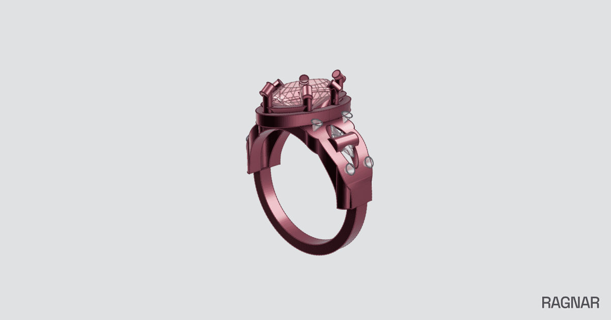 Vintage Cluster Ring