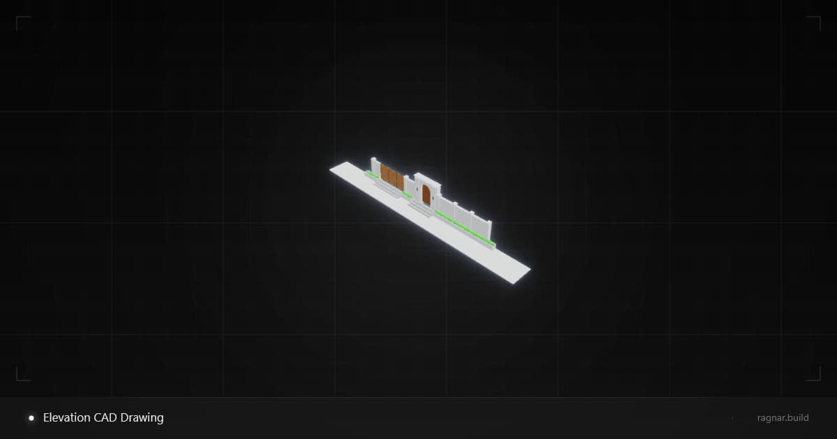 Elevation CAD Drawing