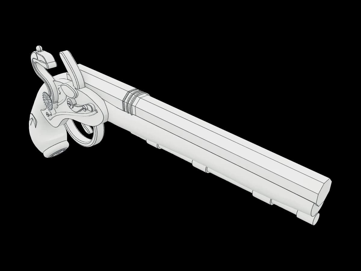 Compact Handheld Pistol