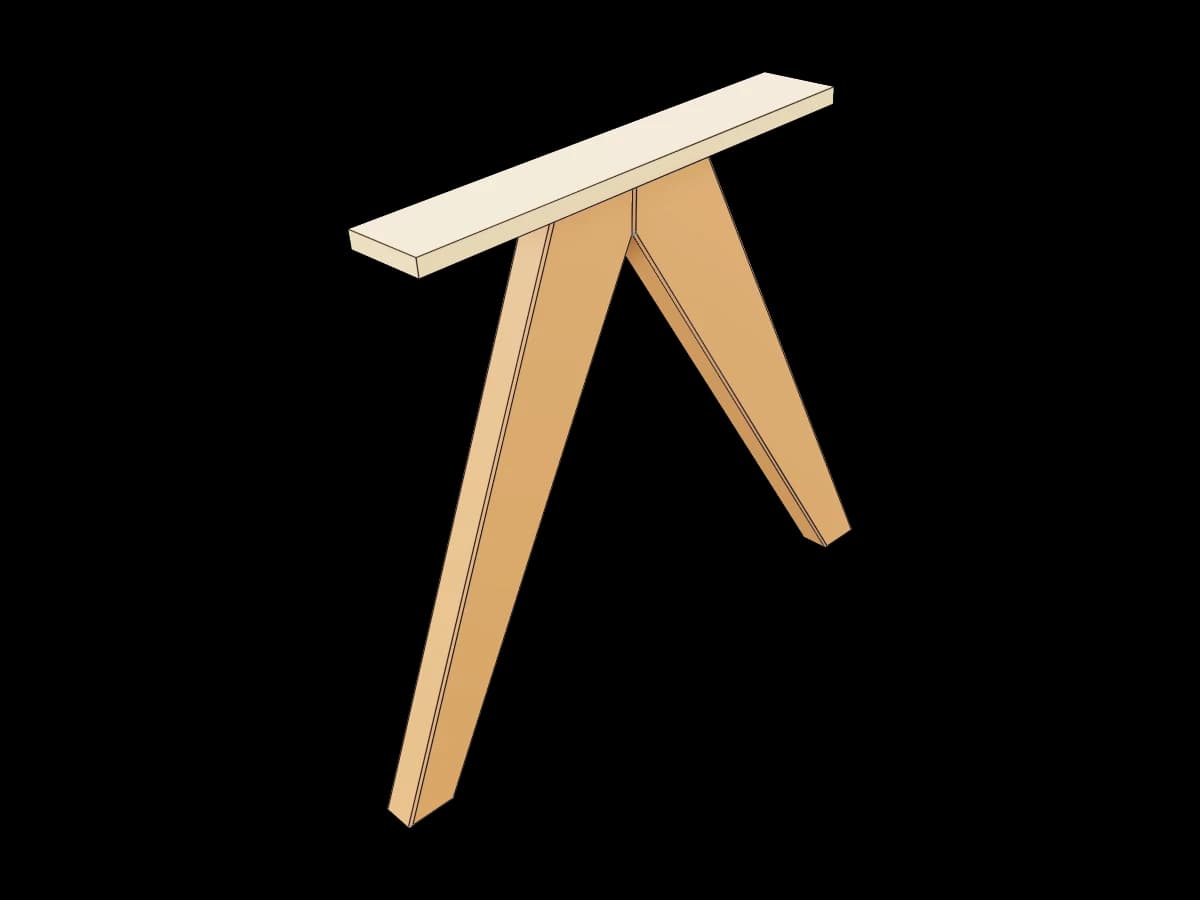 Wooden Desk Stand