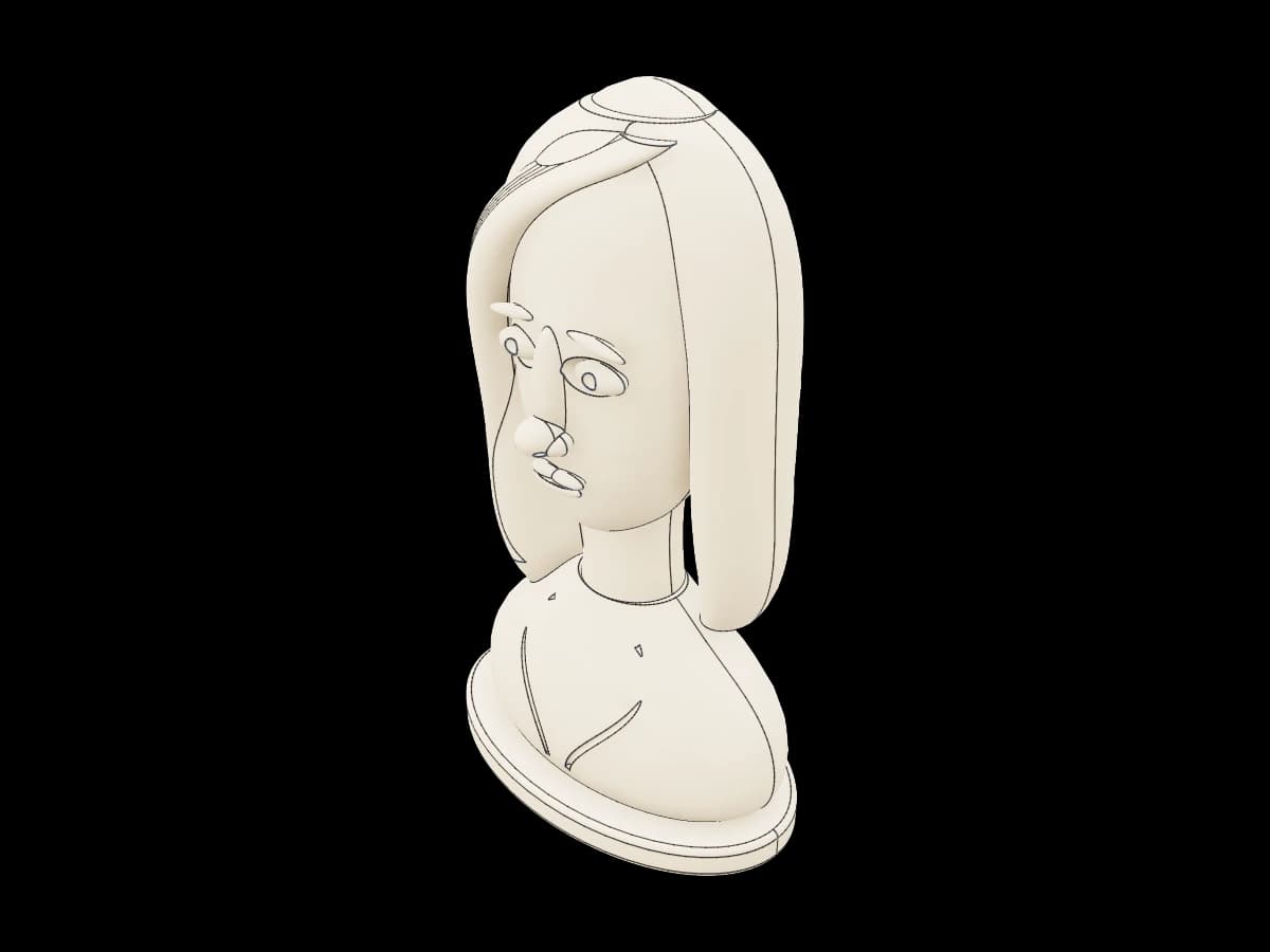 Custom Face Bust