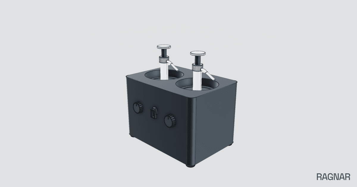 Dual fudge warmer