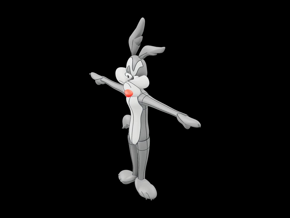 Stylized Coyote Figure