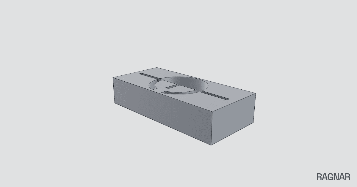 Bracket top view