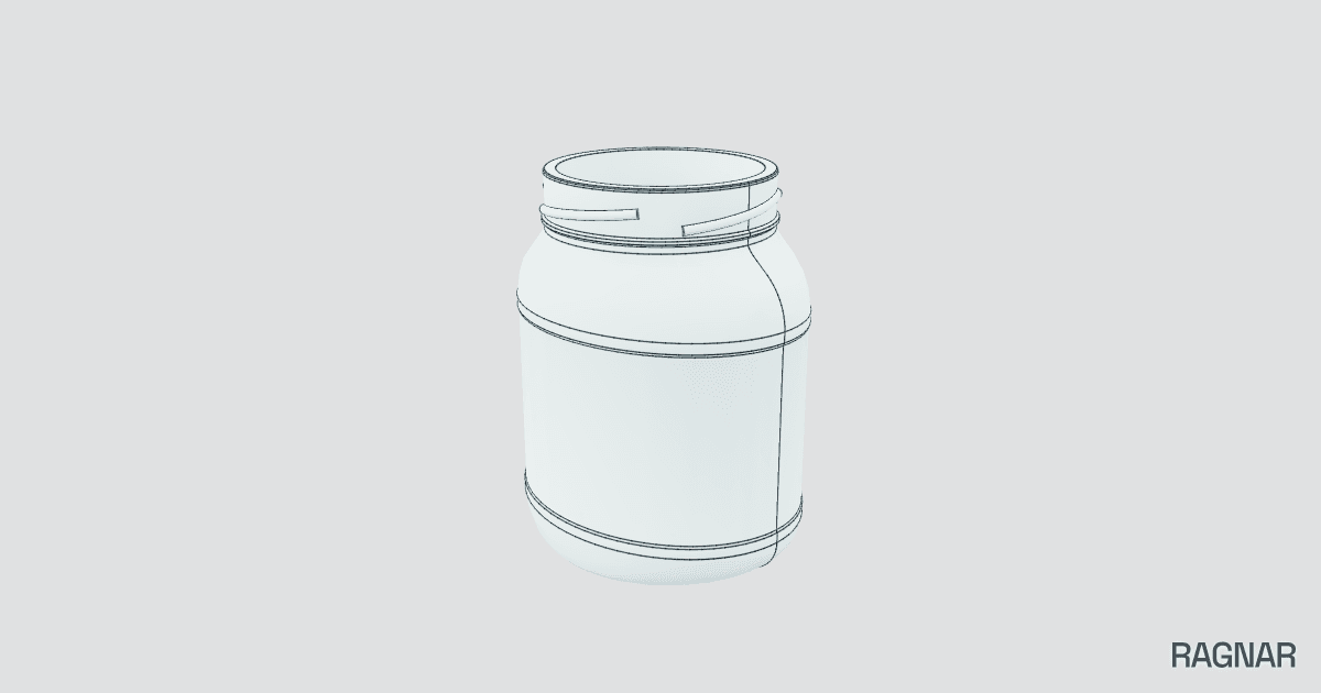 Oval Kavanoz Modeli