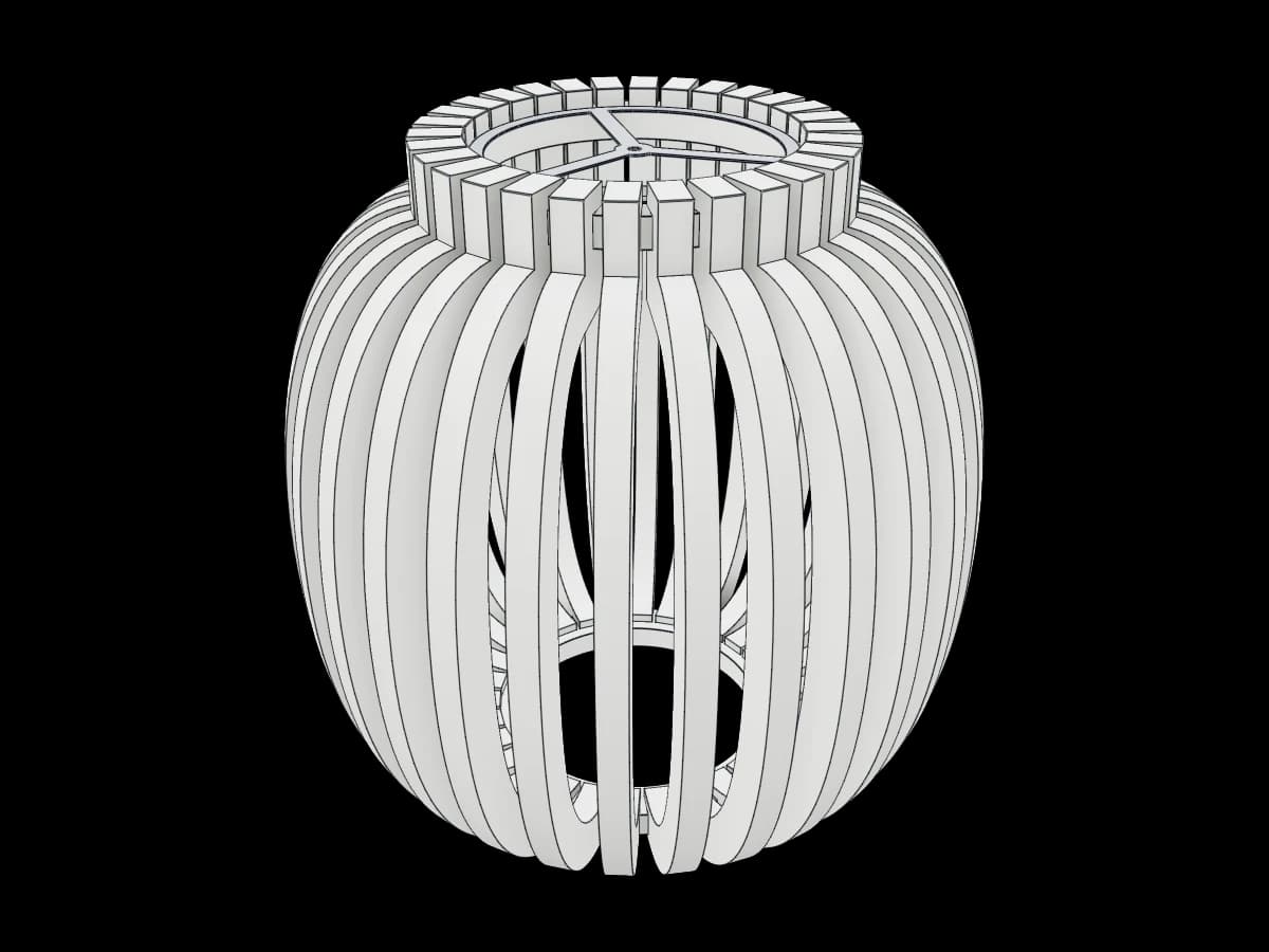 Wooden Chandelier Components