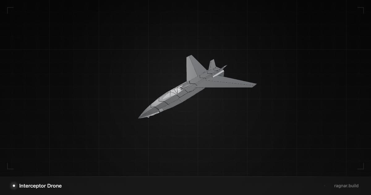 Stealth Interceptor Drone