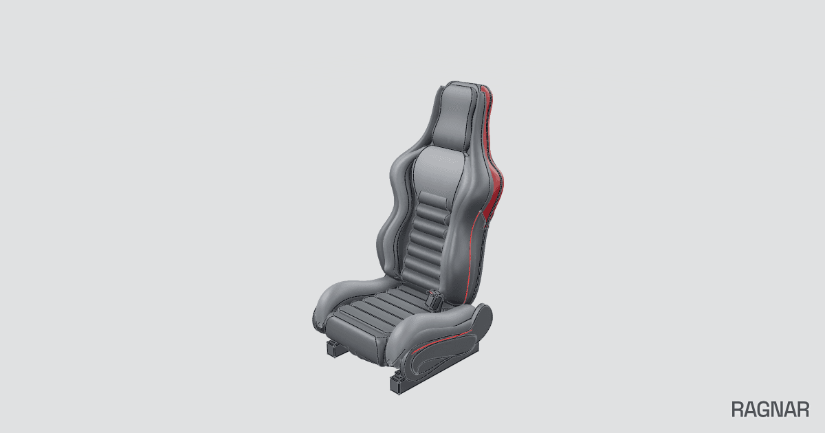 Racing car seat