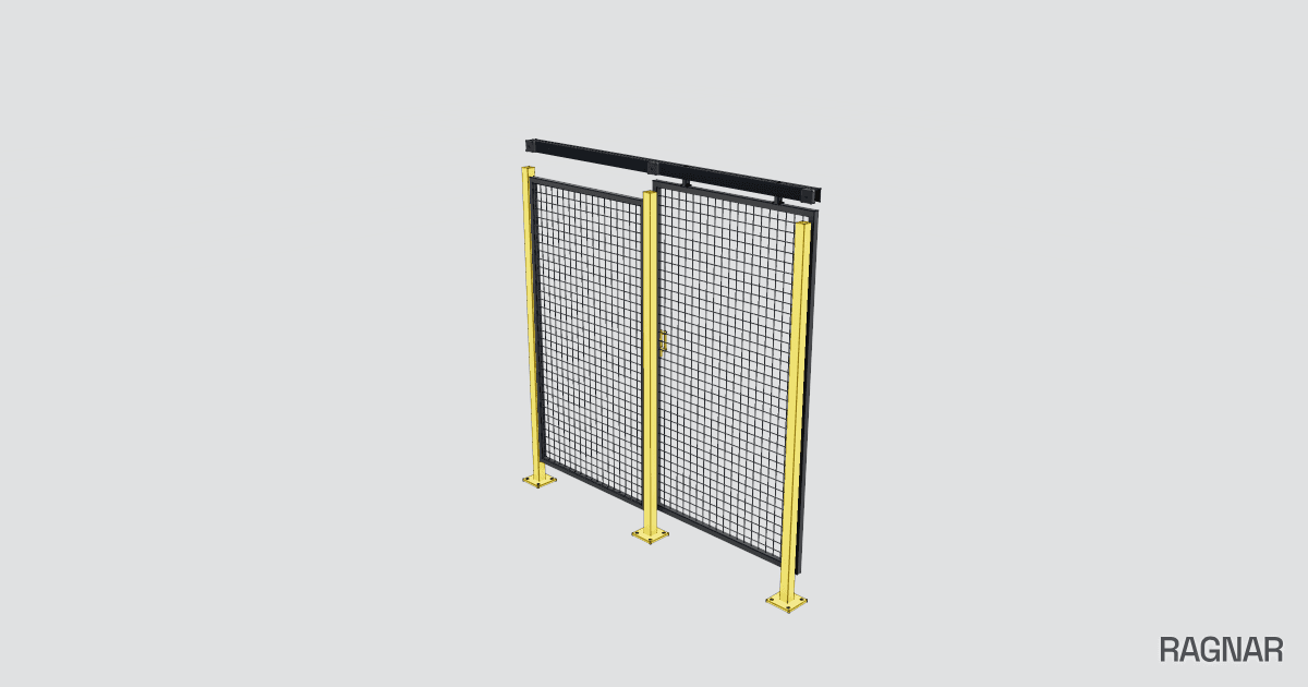 Sliding safety door