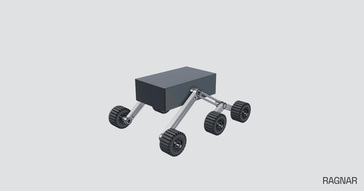 Rocker bogie suspension
