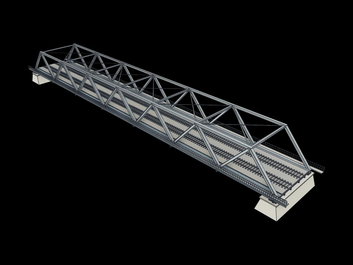 Warren truss bridge