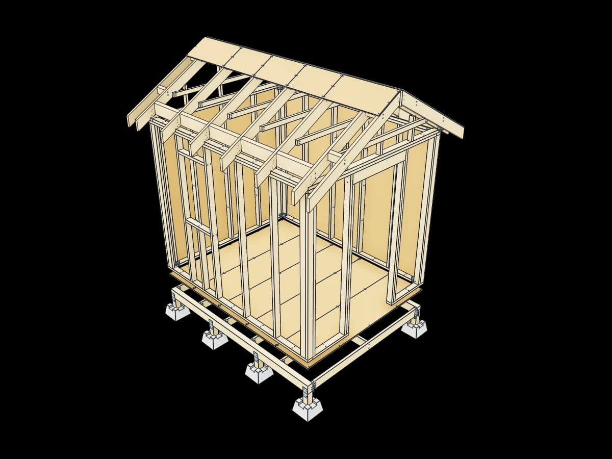 Detailed Storage Shed