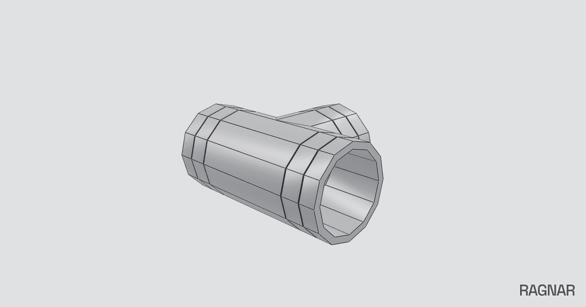 Large Hollow Elbow