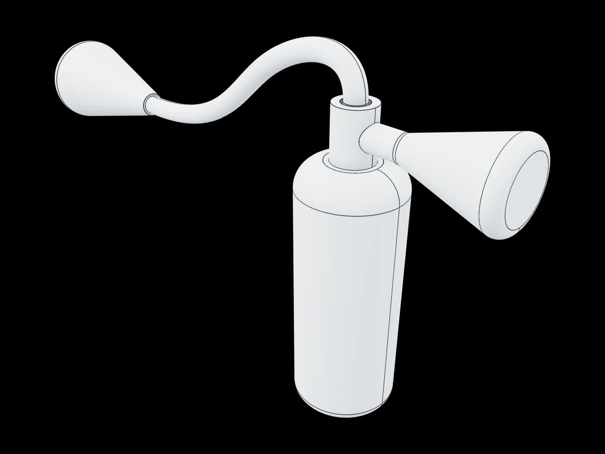 Industrial Bottle with Loop