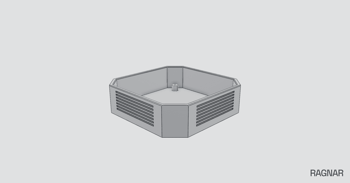 Octagonal Electronics Enclosure