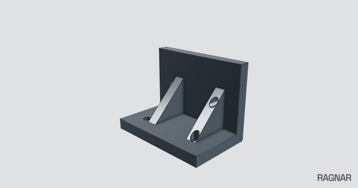 L-shaped bracket