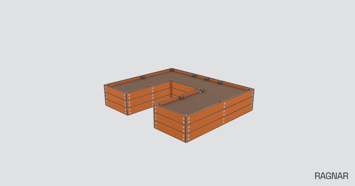 U-Shaped Garden Planter
